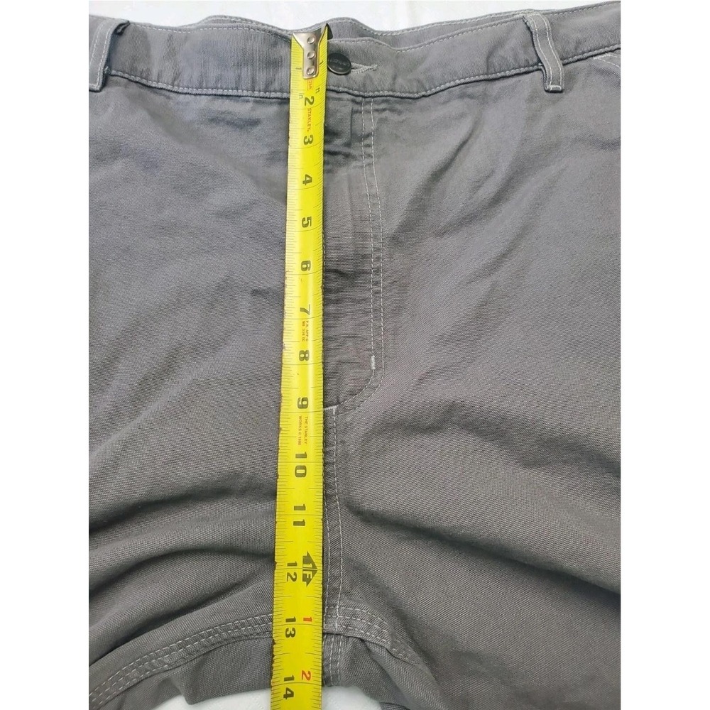 Carhartt Shorts Mens 42 Gray Cotton Work Carpenter Utility Dungaree B278 CHR - Picture 6 of 8